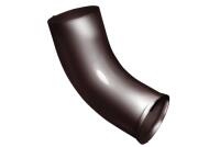 Колено стока Металл GrandLine 125х90 Шоколад RAL 8017