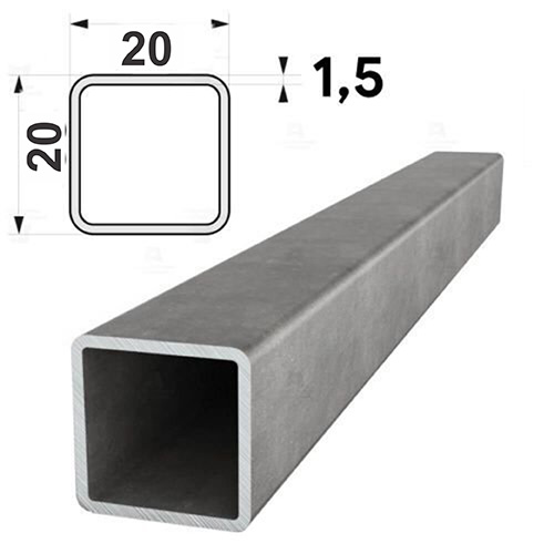 Труба профильная 6м 20х20х1.5 мм