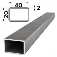 Труба профильная 6м 40х20х2 мм