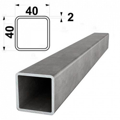 Труба профильная 6м 40х40х2 мм
