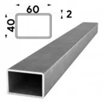 Труба профильная 6м 60х40х2 мм