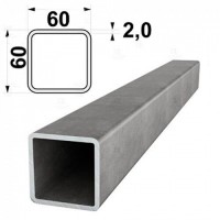 Труба профильная 6м 60х60х2 мм