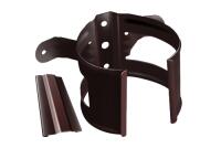 Кронштейн трубы на дерево Металл GrandLine 125х90 Шоколад RAL 8017