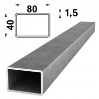 Труба профильная 6м 80х40х1.5 мм