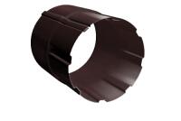 Соединитель трубы Металл GrandLine 125х90 Шоколад RAL 8017