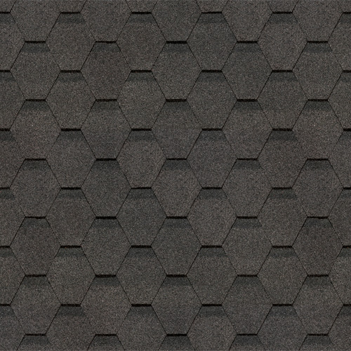 Гибкая черепица Docke Eurasia Шестигранник Серый