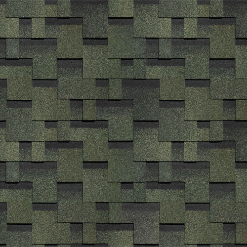 Гибкая черепица Docke Eurasia Лабиринт Зеленый