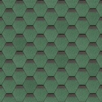 Гибкая черепица Docke Standard Сота Зеленый