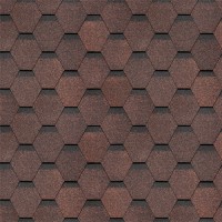 Гибкая черепица Docke Standard Сота Коричневый