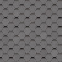 Гибкая черепица Docke Standard Сота Серый