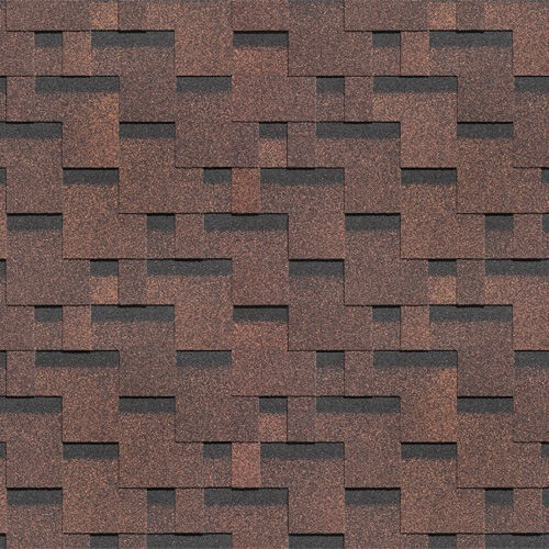 Гибкая черепица Docke Standard Тетрис Коричневый
