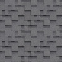 Гибкая черепица Docke Standard Тетрис Серый