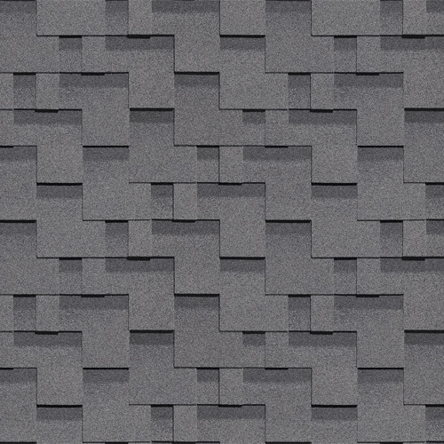 Гибкая черепица Docke Standard Тетрис Серый