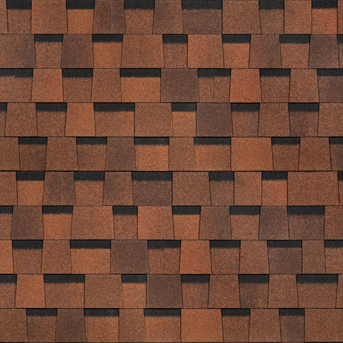 Ламинированная черепица Docke Dragon Standard Темно-коричневый