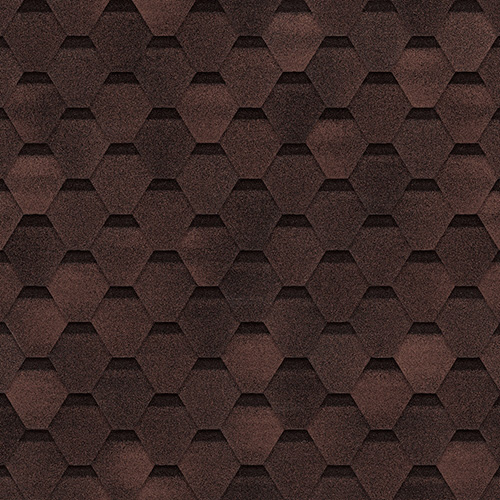 Гибкая Черепица SHINGLAS Оптима Соната Коричневый