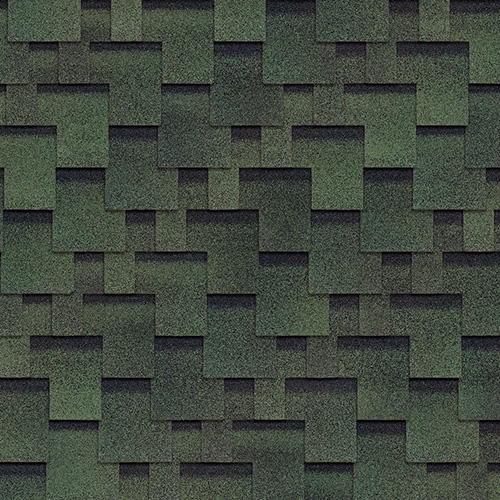 Гибкая Черепица SHINGLAS Оптима Аккорд Зеленый