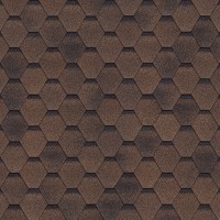 Гибкая Черепица SHINGLAS Финская Соната Коричневый