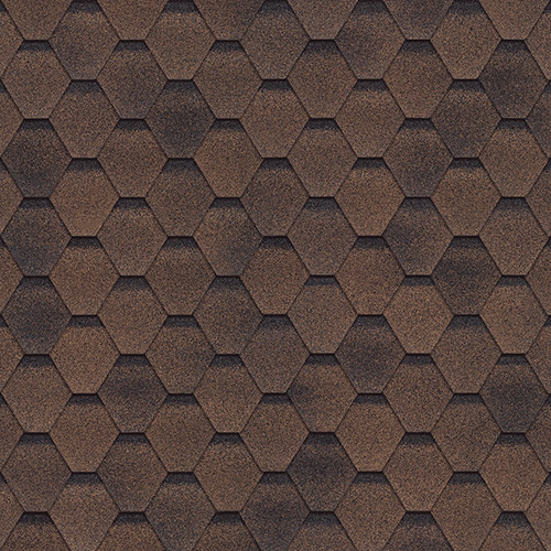 Гибкая Черепица SHINGLAS Финская Соната Коричневый