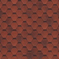 Гибкая Черепица SHINGLAS Финская Соната Красный