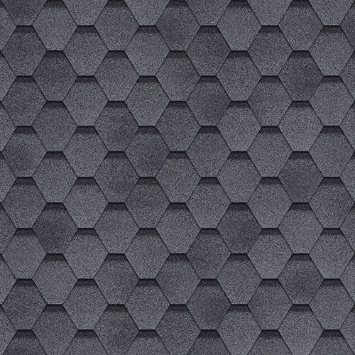 Гибкая Черепица SHINGLAS Финская Соната Серый