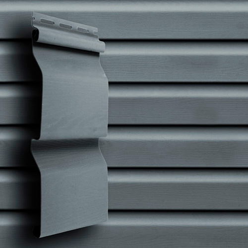 Сайдинг GL Slim Корабельная доска D4 3м Графит