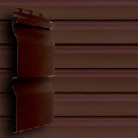 Сайдинг GL Slim Корабельная доска D4 3м Темный дуб