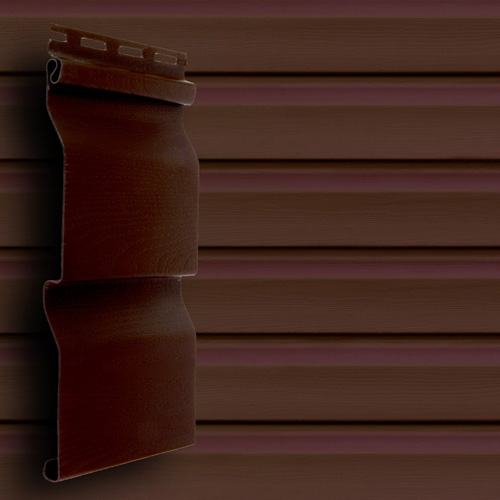 Сайдинг GL Slim Корабельная доска D4 3м Темный дуб