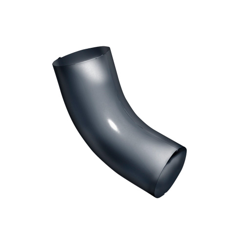 Колено трубы 60° Металл GrandLine 125х90 Графит RAL 7024