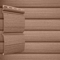 Сайдинг Блок-хаус Grand Line 3м Тундра Рябина