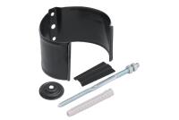 Кронштейн трубы на кирпич Металл GrandLine 125х90 Графит RAL 7024