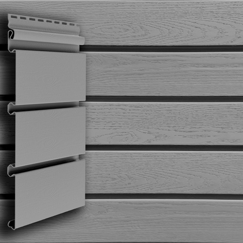 Сайдинг Архитектурный планкен Grand Line 3м Standart Cерый