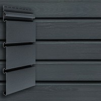 Сайдинг Архитектурный планкен Grand Line 3м Акрил Графит