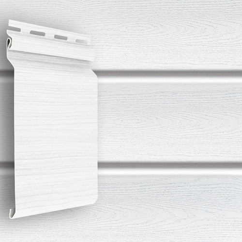 Сайдинг Natural-брус Grand Line 3м Standart Белый