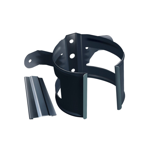 Кронштейн трубы на дерево Металл GrandLine 125х90 Графит RAL 7024