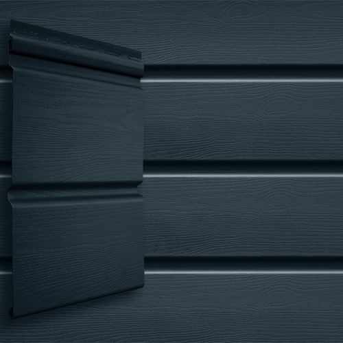 Сайдинг Double-брус Grand Line 3м Color Акрил Графит