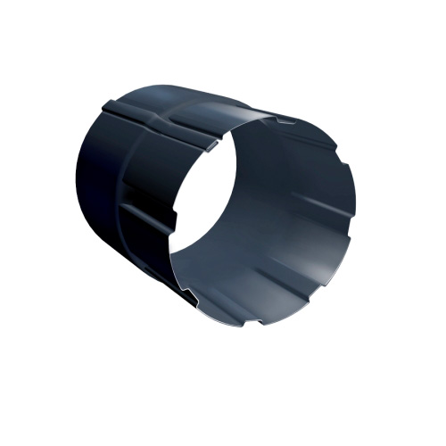 Соединитель трубы Металл GrandLine 125х90 Графит RAL 7024