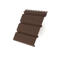 Софит Grand Line полная перфорация 3м коричневый