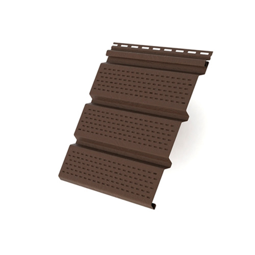 Софит Grand Line полная перфорация 3м коричневый