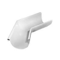 Угол желоба внутренний, внешний 135° Металл GrandLine 125х90 RAL 9003