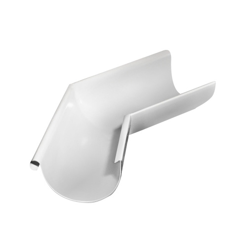 Угол желоба внутренний, внешний 135° Металл GrandLine 125х90 RAL 9003