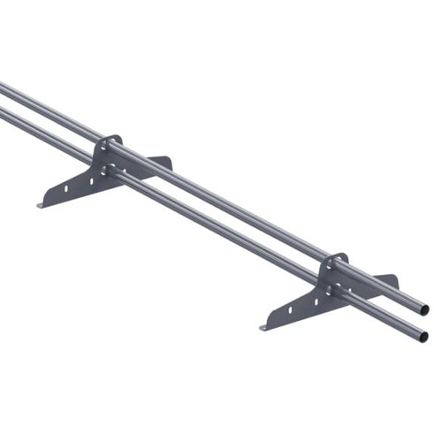 Снегозадержатель трубчатый VEGAlite d25/1,2мм для мч, пн, мягкой кровли 3м RAL 7024