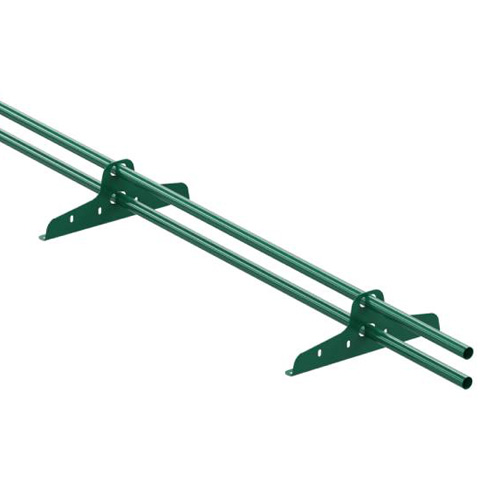 Снегозадержатель трубчатый VEGAlite d25/1,2мм для мч, пн, мягкой кровли 3м RAL 6005