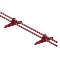 Снегозадержатель трубчатый VEGAlite d25/1,2мм для мч, пн, мягкой кровли 3м RAL 3005