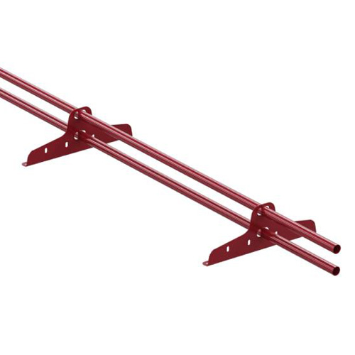 Снегозадержатель трубчатый VEGAlite d25/1,2мм для мч, пн, мягкой кровли 1м RAL 3005