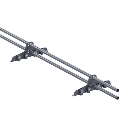 Снегозадержатель трубчатый VEGAlite d25/1,2мм для фальцевой кровли 3м RAL 7024