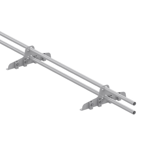 Снегозадержатель трубчатый VEGAlite d25/1,2мм для фальцевой кровли 3м RAL 7004