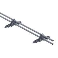 Снегозадержатель трубчатый VEGAlite d25/1,2мм для фальцевой кровли 1м RAL 7024