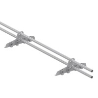 Снегозадержатель трубчатый VEGAlite d25/1,2мм для фальцевой кровли 1м RAL 7004