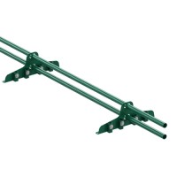 Снегозадержатель трубчатый VEGAlite d25/1,2мм для фальцевой кровли 1м RAL 6005