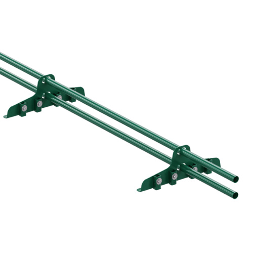 Снегозадержатель трубчатый VEGAlite d25/1,2мм для фальцевой кровли 1м RAL 6005